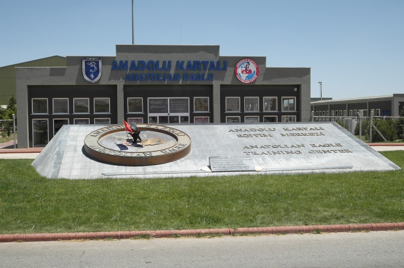 Photo 05.jpg - Main building of the training centre, which houses also the auditorium for the mass briefing